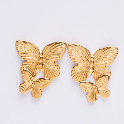 Stainless Steel Earrings E343